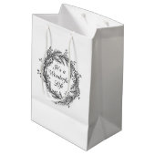 Es ist ein wunderbares Leben - Mittlere Geschenktüte (Rückseite Schrägansicht)