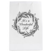 Es ist ein wunderbares Leben - Mittlere Geschenktüte (Vorderseite)