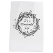 Es ist ein wunderbares Leben - Mittlere Geschenktüte (Rückseite)