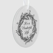 Es ist ein wunderbares Leben - Ornament (Vorderseite)