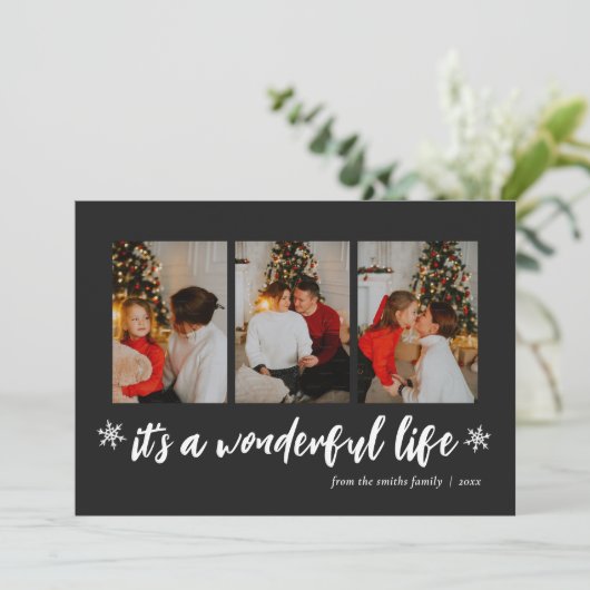 Es ist ein wunderbares Leben Schwarzes Weihnachten (Stehend Vorderseite)