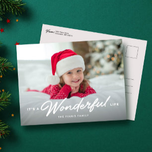 Es ist ein wunderbares Leben, Weihnachten ein Foto