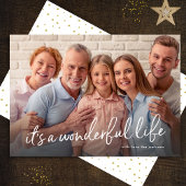 Es ist ein wunderbares Leben Weihnachten Ein Foto