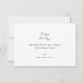 ES IST EIN WUNDERBARES LEBEN | Weihnachten Karte (Rückseite)