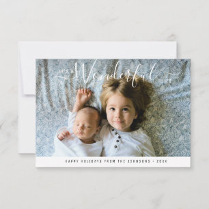 ES IST EIN WUNDERBARES LEBEN   Weihnachten Karte