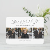 Es ist ein wunderbares Leben Weihnachten Neujahr F (Stehend Vorderseite)