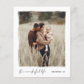 Es ist ein wunderbares Leben | Weihnachts-Foto (Vorderseite)