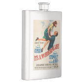 Es ist ein wunderbares Life Classic Poster Flachmann (Rechts)