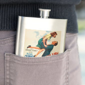 Es ist ein wunderbares Life Classic Poster Flachmann (Beispiel)