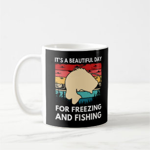 Es ist ein wunderschöner Tag zum Freezieren und An Kaffeetasse