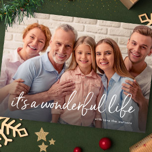 Es ist ein wundervolles Leben Weihnachten Ein Foto