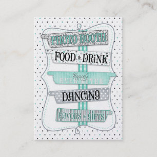 Es ist ein Zeichen-Visitenkarten Visitenkarte