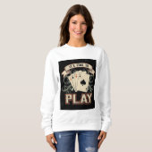 es ist ein zeitgemäßes Sweatshirt (Vorne ganz)