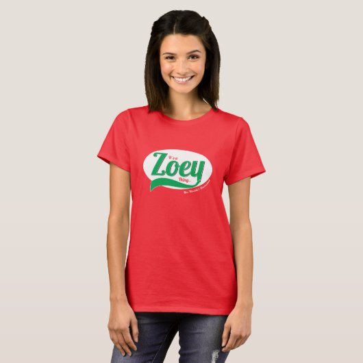 Es ist ein Zoey-Ding, das man T - Shirt nicht vers (Vorne ganz)