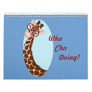 Es ist ein Zoo! Größtenteils Giraffen… Kalender