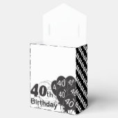 Es ist eine 40. Geburtstagsparty Geschenkschachtel (Geöffnet)