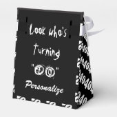 Es ist eine 40. Geburtstagsparty Geschenkschachtel (Rückseite)