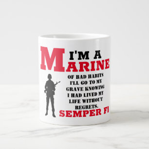 ES IST EINE A-MARINE-THING-GIANTE KAFFEE-TASSE Jumbo-Tasse