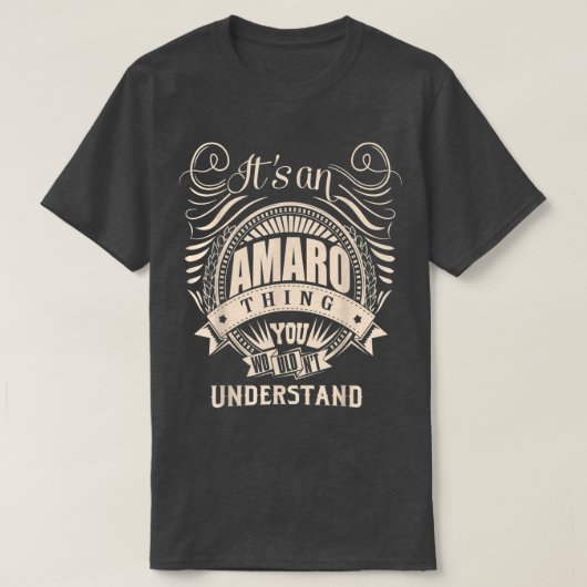 Es ist eine AMARO Sache, die man nicht verstehen w T-Shirt (Design vorne)