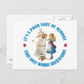 ES IST EINE ARME SPEICHERART, DIE HINTERGRUND FUNK POSTKARTE (Vorne/Hinten)