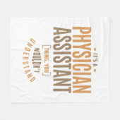 Es ist eine Arztassistenzaufgabe Fleecedecke (Vorderseite (Horizontal))