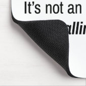 Es ist eine aufrufende Mousepad (Ecke)