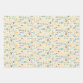 Es ist eine Baby Animal Alphabet Train Baby Dusche Geschenkpapier Set (Vorderseite 3)