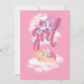 Es ist eine Baby Announcement Card Ankündigung (Vorderseite)