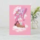 Es ist eine Baby Announcement Card Ankündigung (Stehend Vorderseite)