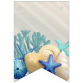 Es ist eine Baby-, Beach Themed Boy's Baby-Dusche Wimpelkette (Erste Fahne)