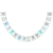 Es ist eine Baby, Blue Elephant Themed Baby Dusche