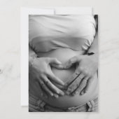 Es ist eine Baby-Boy-Dusche für junge Leute aus Wo Einladung (Rückseite)