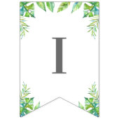 Es ist eine Baby Boy Green Jungle Safari Baby Dusc Wimpelkette (Zweite Fahne)