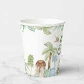 Es ist eine Baby-Dinosaurier-Kinderdusche Pappbecher (Rechts)