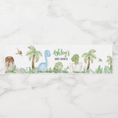 Es ist eine Baby-Dinosaurier-Kinderdusche Wasserflaschenetikett (Einzelnes Label)