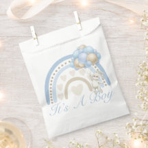 Es ist eine Baby-Dusche aus Boy Blue Pastel Rainbo