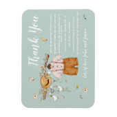 Es ist eine Baby-Dusche, Danke Magnet (Vertikal)