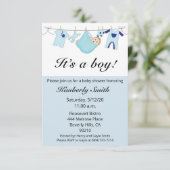 Es ist eine Baby-Dusche-Einladung Ankündigung (Stehend Vorderseite)