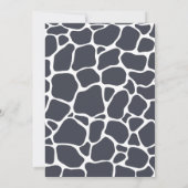 Es ist eine Baby-Dusche für Junge Wildtiere Einladung (Rückseite)