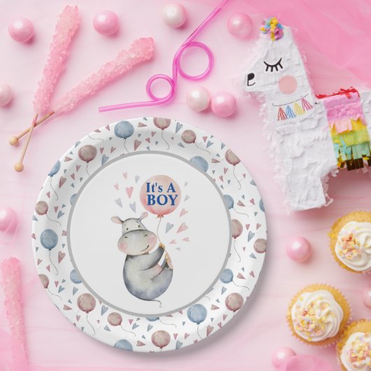 Es ist eine Baby-Dusche Pappteller (Party)