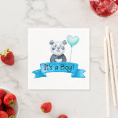 Es ist eine Baby-Dusche Serviette (Beispiel)