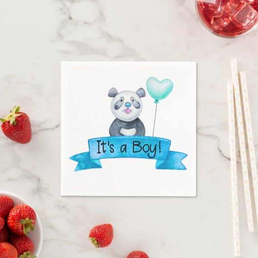 Es ist eine Baby-Dusche Serviette (Beispiel)