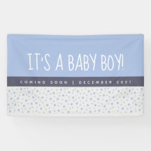 Es ist eine Baby Light Blue Baby Gender Reveal