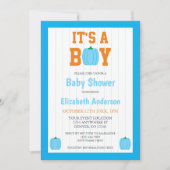 Es ist eine Baby Pumpkin Baby Dusche Einladung (Vorderseite)