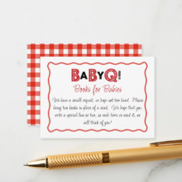 Es ist eine Baby-Q für Zwillingsbücher für Babys K Begleitkarte