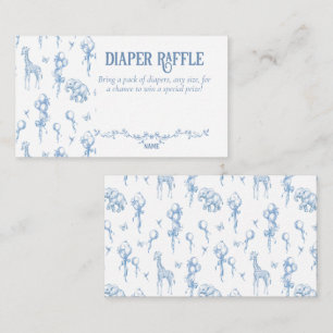 Es ist eine Baby Safari Animal Blue Balloon Baby D Begleitkarte