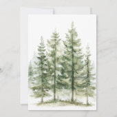 Es ist eine Baby-Teddy-Bärendusche Einladung (Rückseite)