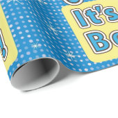 Es ist eine Baby Unicorn Babydusche Geschenkpapier (Rolleneckpunkt)