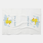 Es ist eine Babyblase-Dusche Handtuch (Horizontal)