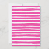 Es ist eine Babydusche des Girl Heart Balloon Einladung (Rückseite)